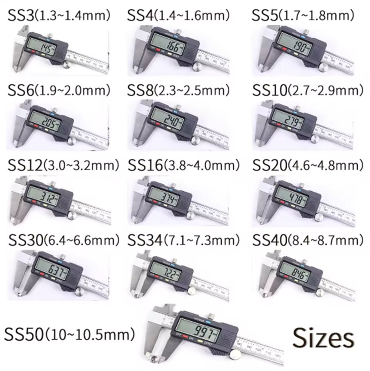 BamBella® - SS30 - Zwart  - Hotfix strass Steentjes - 288 stuks - strass stenen glitters nail art kleding versieren