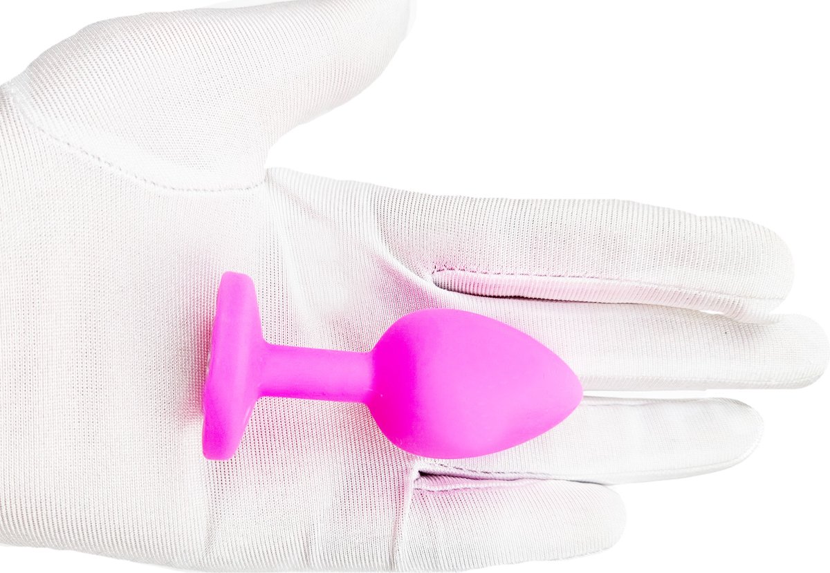 BNDGx® - dildo klein roze met glitter steen - Anaal - Seks speeltjes voor koppels vrouw man