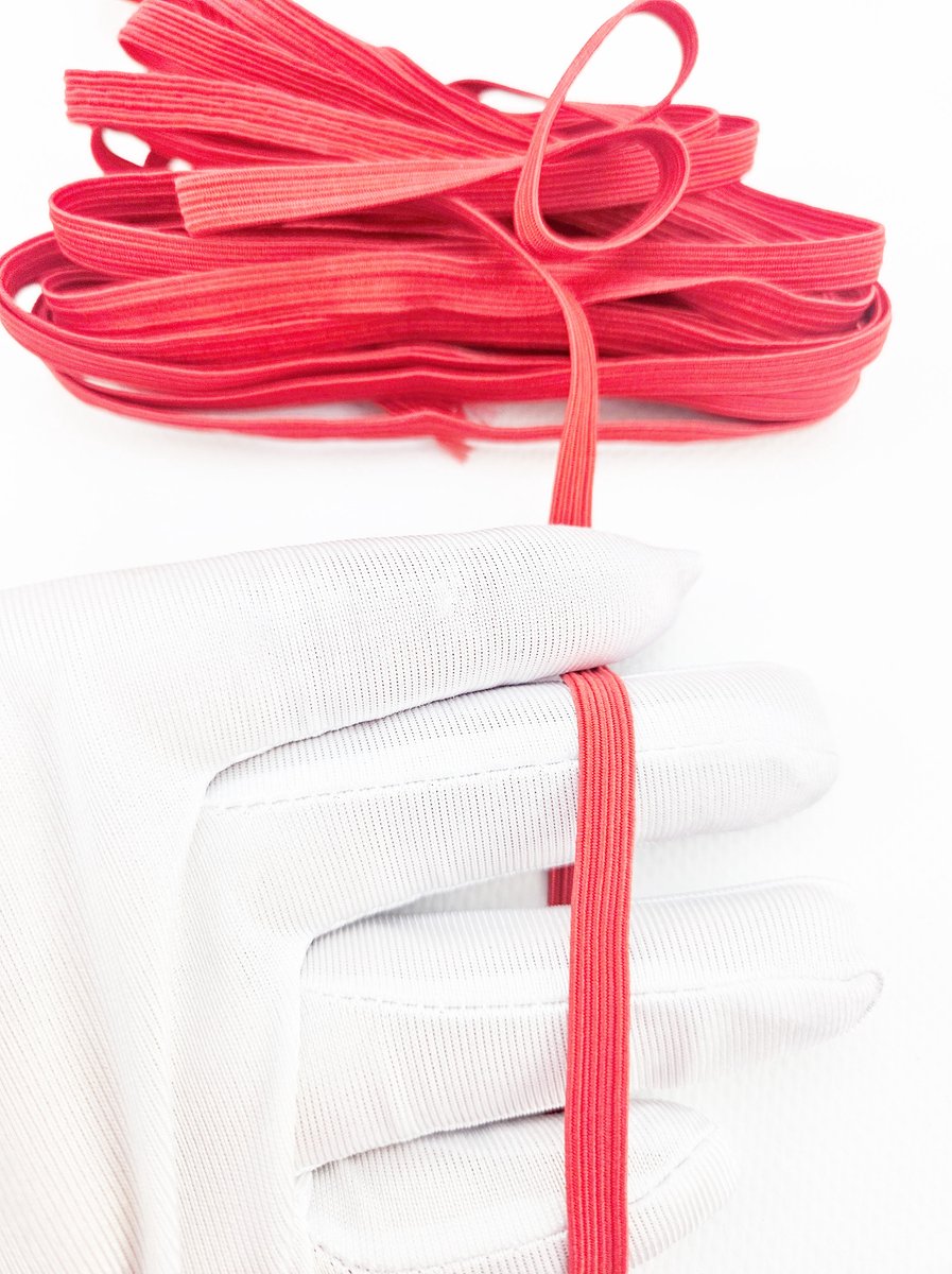 Elastiek 4.5 meter Rood 5mm dunne elastische band touw dun elastieken
