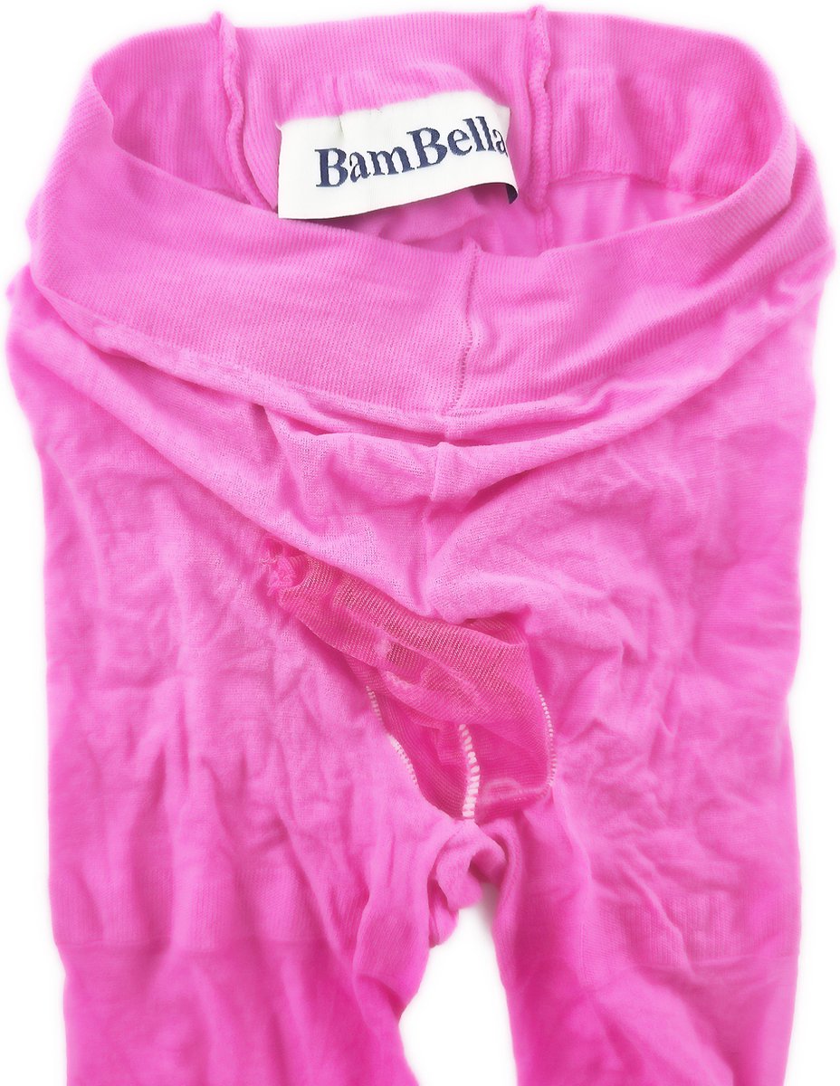 BamBella® - Erotische Panty man - Onesize S/M/L Mannenpanty roze - kant fetish kleding heren lingerie ondergoed stocking