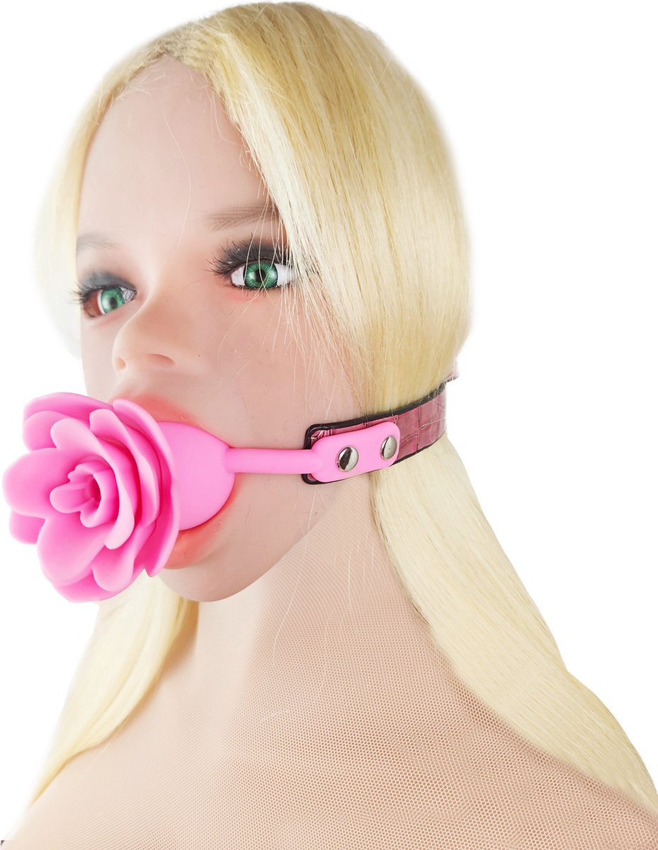 BNDGx® - Gag Ball Roze - Seks speeltje - Gagbal roos mond strap masker bdsm fetish