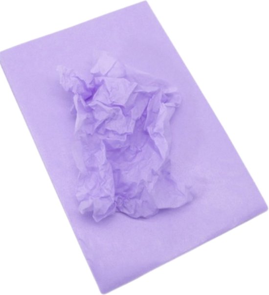 100 stuks A5 Zijdepapier tissue papier  Lila 150 X 210mm Vloeipapier tissue inpakpapier