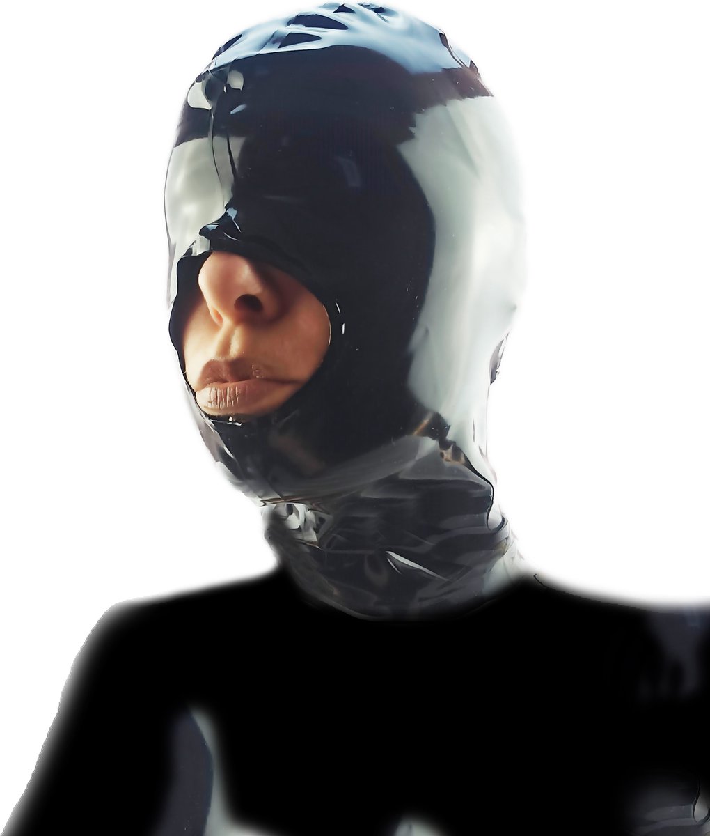 BNDGx® -100% Latex Masker Volledig - Anoniem Man Erotiek - Extreme BDSM Rollenspel kleding