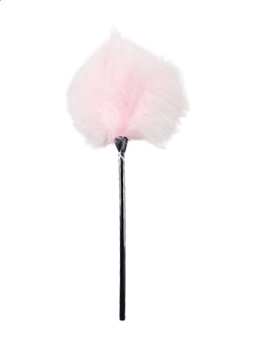 BNDGx® - Kietelaar Veer Roze - Erotische seks speeltje BDSM rollenspel - Strelen veren stok - Pluim -