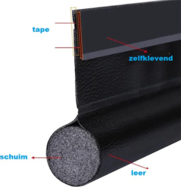 Tochtstrip deur wind dicht - Tocht isolatie strip - Anti wind Tochtstrip -