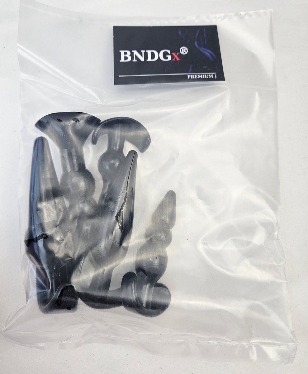 BNDGx® - Anaal plug - set 4 stuks - kralen dildo ketting - Grote dildo - Seks speeltjes voor koppels vrouw man