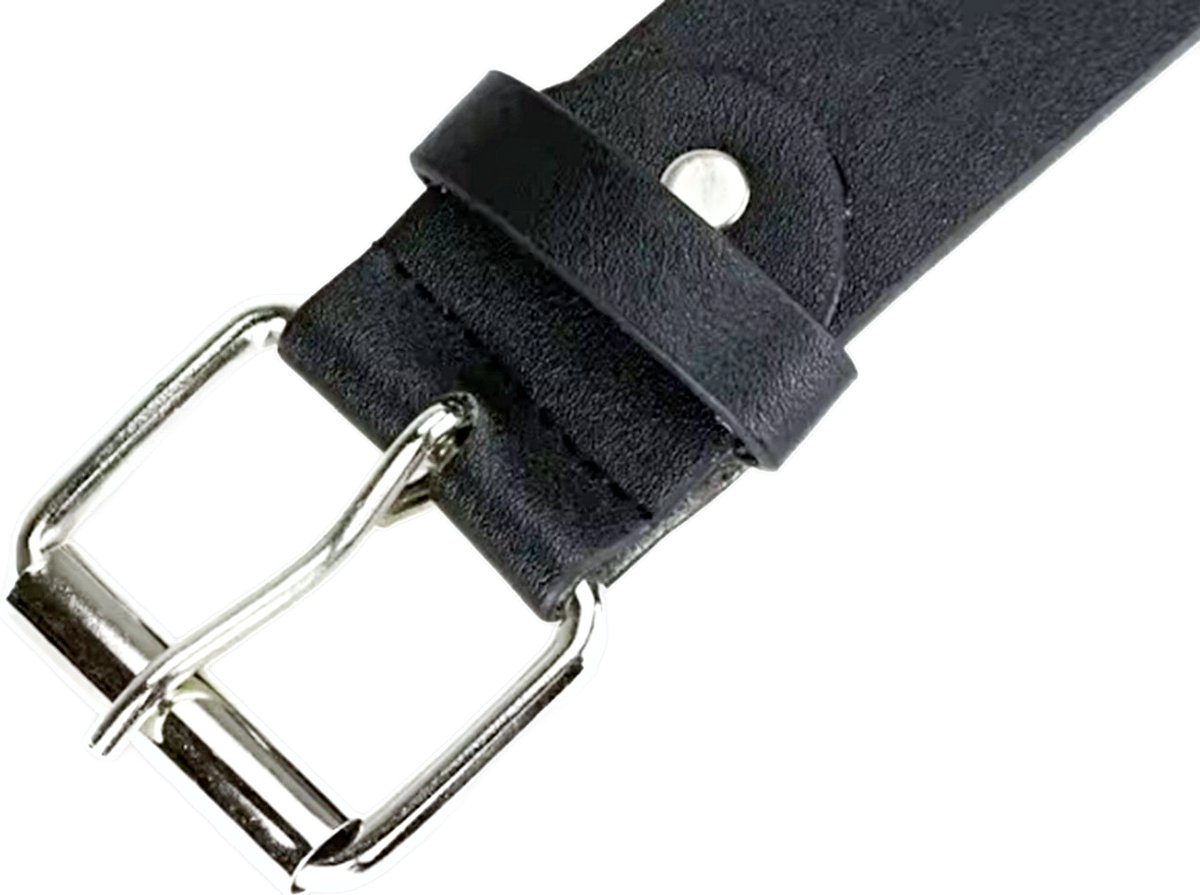BamBella® - Riem Heup - 105cm maat S M L - verstelbare Belt Dames heupriem taille steentjes roze Skull goth broekriem