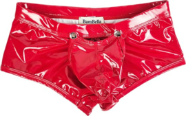 BamBella ® - Boxer short  Datex (Latex en stof SM kleding BDSM kruisloos erotische heren kleding