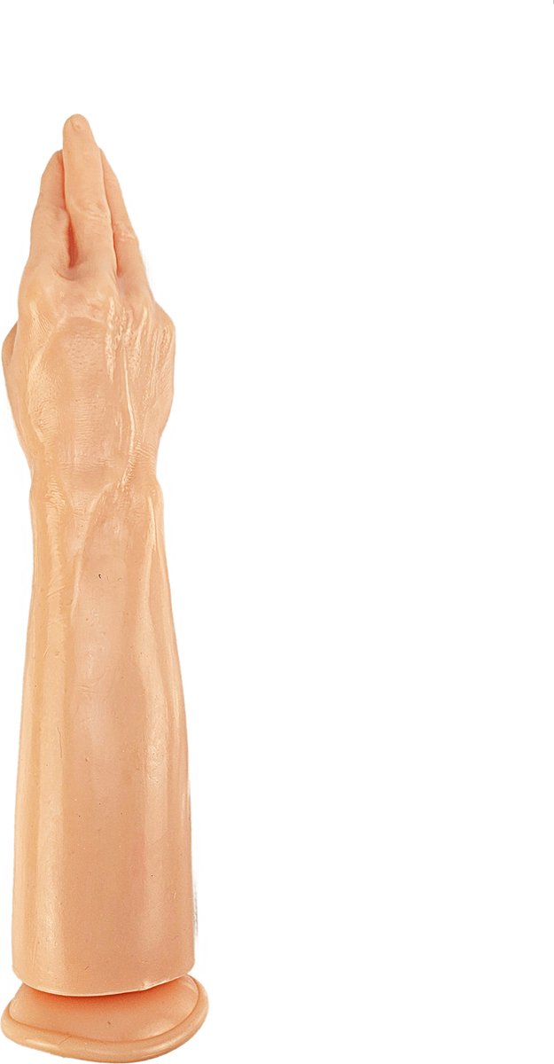 BNDGx® - Dildo - Extreem Grote Hand - 40cm - Licht bruin Lange dikke Realistisch Penis -Zuignap -Anaal BDSM SM Fetisch Seks speeltje