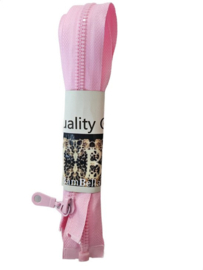 BamBella® - Rits - 70 cm - Deelbaar - 1 stuk - Licht roze - Dik Stevig kleermaker bloktanden deelbare naaien