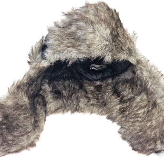 BamBella® Dikke Muts met oorflappen Russische piloten muts winter fleece warm imitatie bont binnenkant met flappen