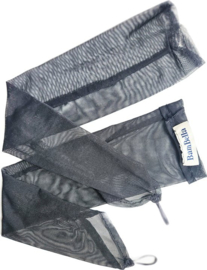 BamBella® Vingerloos handschoenen Zwart - One Size - Panty stof Feest