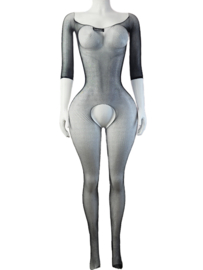 BamBella ® - Panty pak -Onesize - body suit - Dames - Onesize - Erotische jumpsuit van kant lingerie