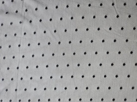 Tulle stof - Tule stippen - 1 meter - Zwart - tule tutu gaas zacht mesh kant stof decoratie stoffen Dot