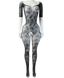 BamBella ® - Panty pak -Onesize - body suit - Dames - Onesize - Erotische jumpsuit van kant lingerie