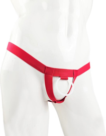 BamBella ® - Sexy Erotische bondage Lingerie    Heren cock ring onderbroek Rood mannen