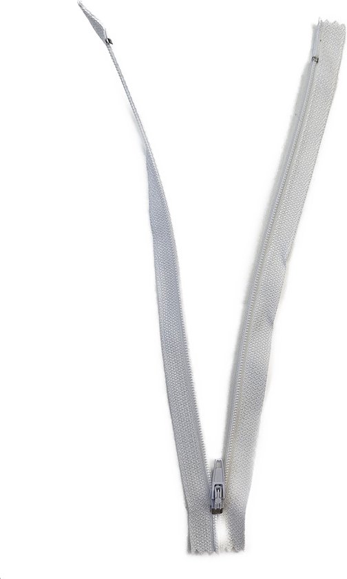 BamBella® Rits 20 cm niet deelbaar Wit dun klein japon kleding ritsen