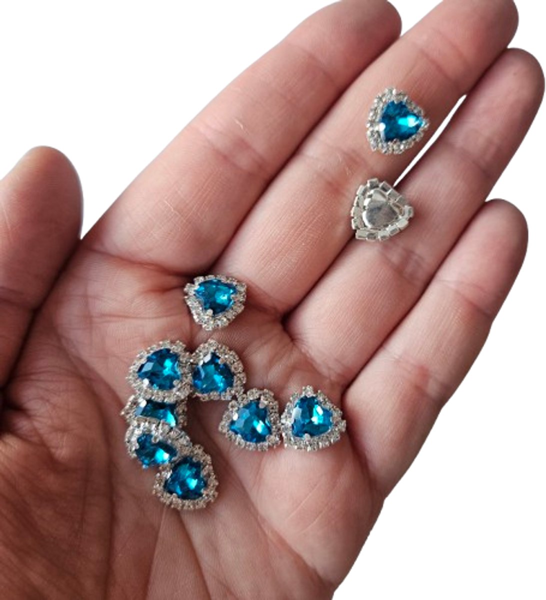BamBella® Grote strass stenen - 10 stuks - steentjes groot kleding versieren steentjes DIY hobby knutselen Glitter