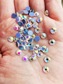 BamBella Grote Hotfix Steentjes - 288 stuks - SS30 - AB kleur strass stenen glitters