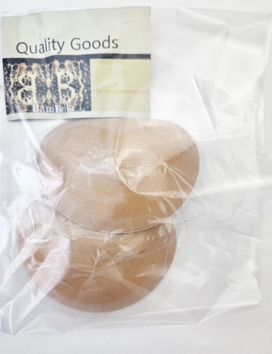 BamBella® Tepelcover - Onzichtbare plak BH voorzet stuk - zelfklevend - strapless boob tape plakbeha