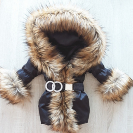 Children's coat Fur collar jacket Girls Winter coat Imitation Fur