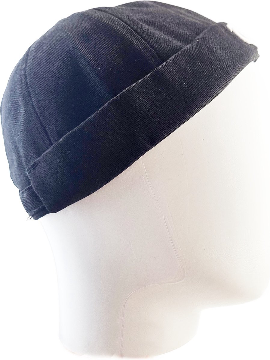 BamBella® Muts Halve pet winter Heren Hip hop zwart wit thug life Outlaw tekst