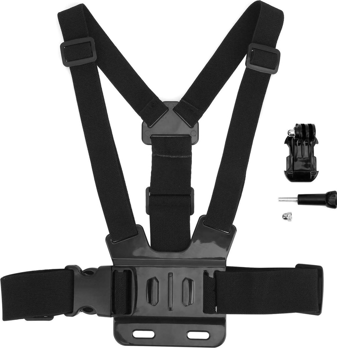 Verstelbare Elastische Camera Borstband - 4 punts - voor OSMO ACTIE - Borstbevestiging Harnas .