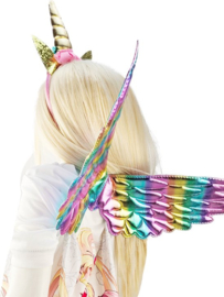 BamBella® - Verkleedkleren meisje - one size - Eenhoorn vleugels - Unicorn verkleedkleding