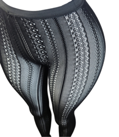 BamBella ® - Panty -Onesize - gaas maillot dunne pantys Dames - Onesize - sexy Erotische lingerie van kant