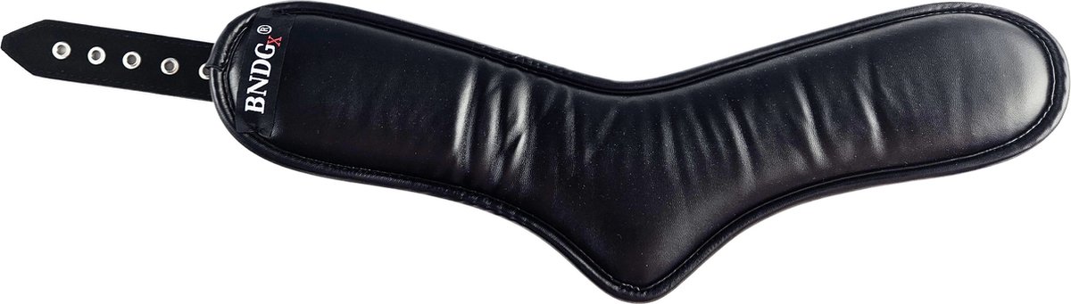 BNDGx® - Extreme BDSM Grote halsband - Brede nek band nep leer SM kleding