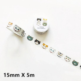 Stickers voor volwassenen en kinderen -Kat Poes Kawaii fantasy Stickervellen - voor meisjes - tape kleine sticker