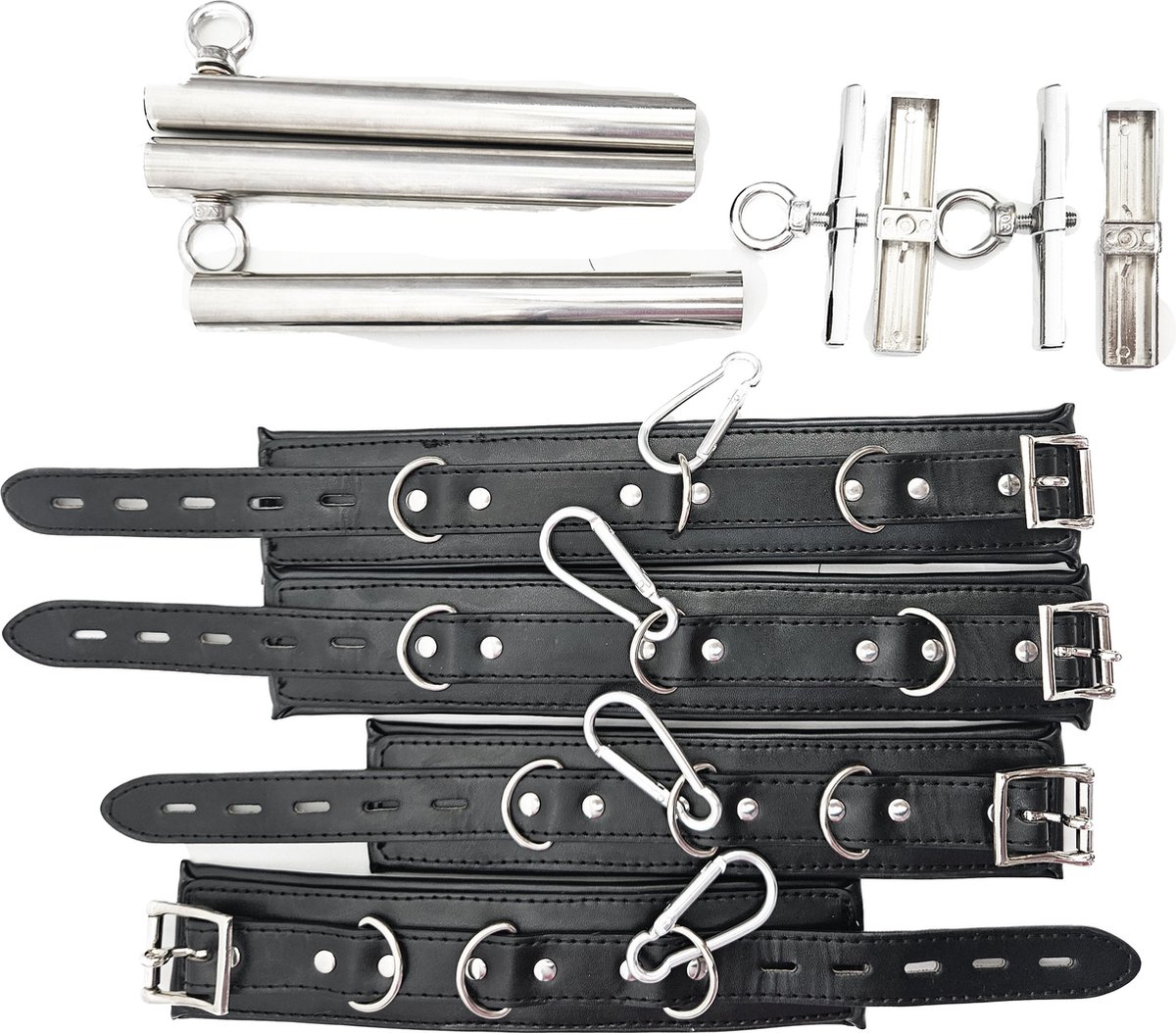 BNDGx® - Bondage set - Handboeien Volledige beperking - Extreme BDSM hand voet Restraint Erotische rollenspel sex toys