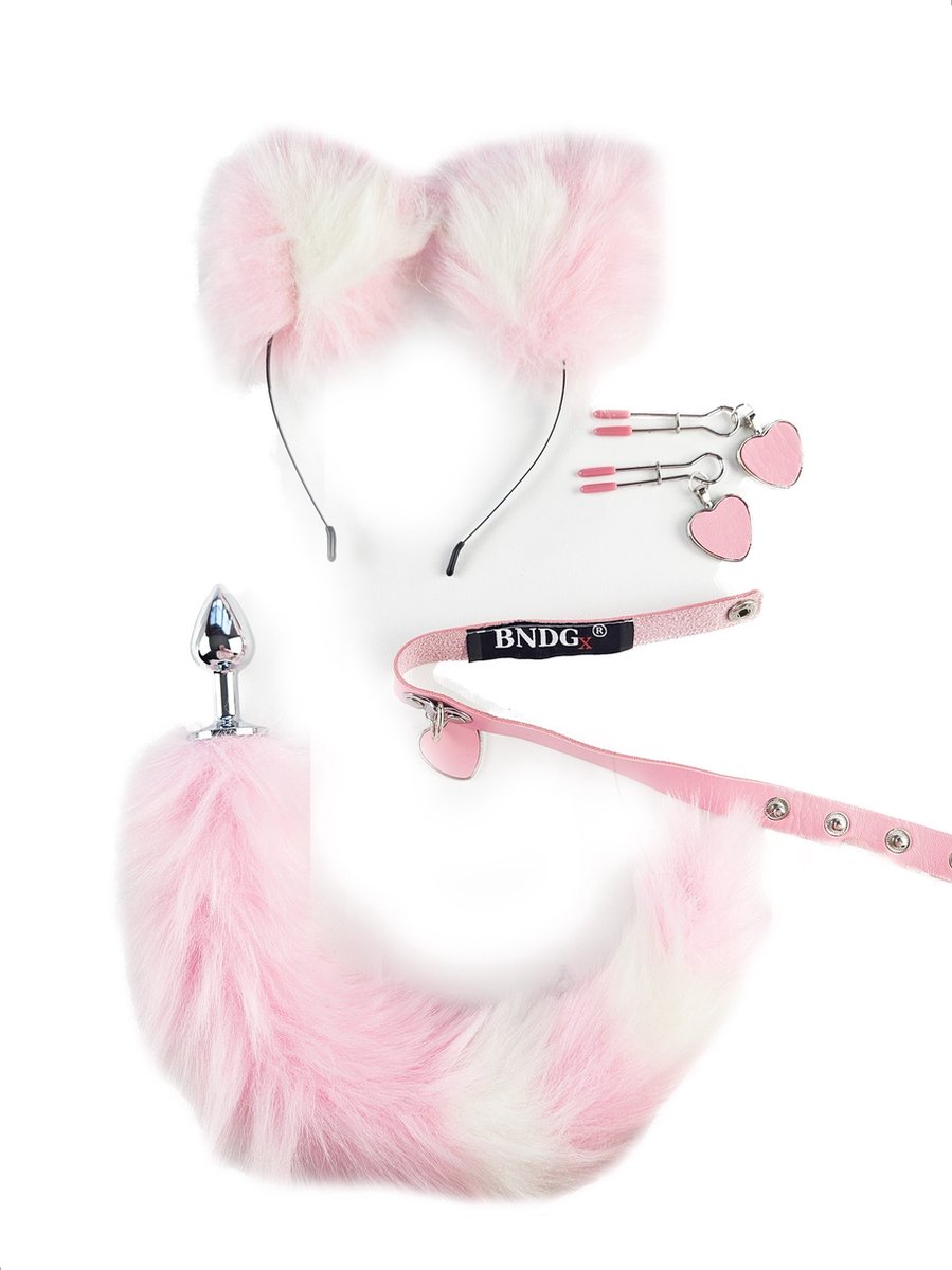 BNDGx® - Sex Toys - voor koppels - Set - Pakket - Sex kitten - met Dildo - Kit - Tepel klem