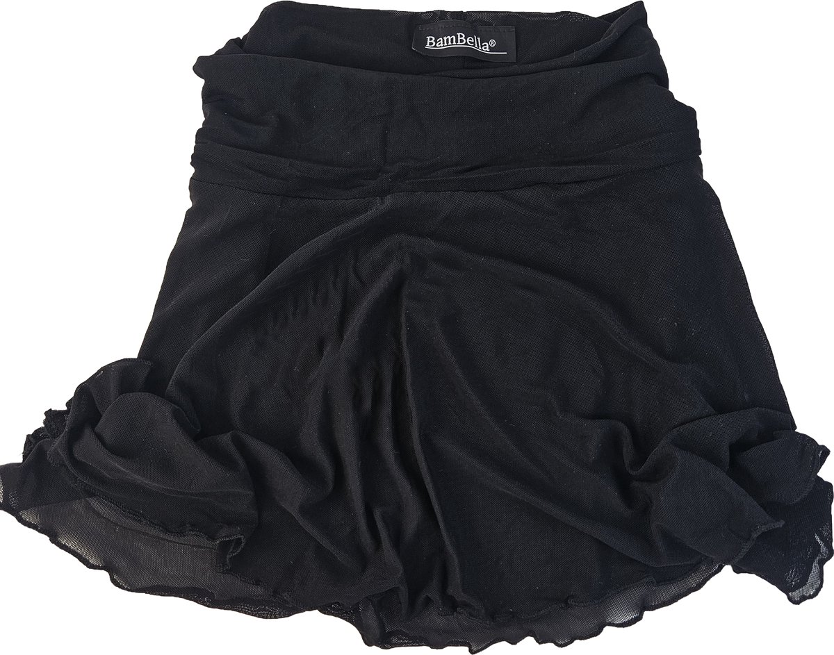 BamBella® - Erotische rok - Onesize - Doorzichtig doorschijnend stretch Zwart