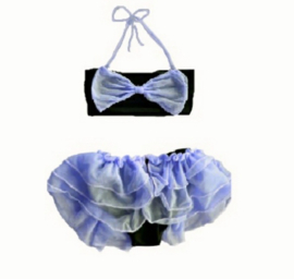 Bikini zwart tule baby en kind Zwemkleding Badkleding meisje