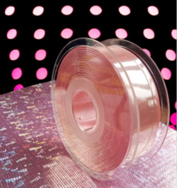 1 Rol Satijnlint Roze Lint 25mm lichtroze Dikke stevige satijn lint voor decoratie strook versieren knutselen ribbon pink art projecten naaien fournituren lintje
