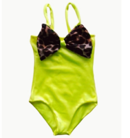 Neon Geel Zwempak baby en kind Zwemkleding Badkleding meisje