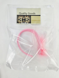 BamBella ® - Slip Strapless met veertjes - Onesize - Ondergoed zonder bandjes - String zonder touw