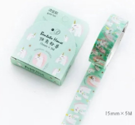 Stickers voor volwassenen en kinderen -Unicorn fantasy Stickervellen - voor meisjes - tape kleine sticker