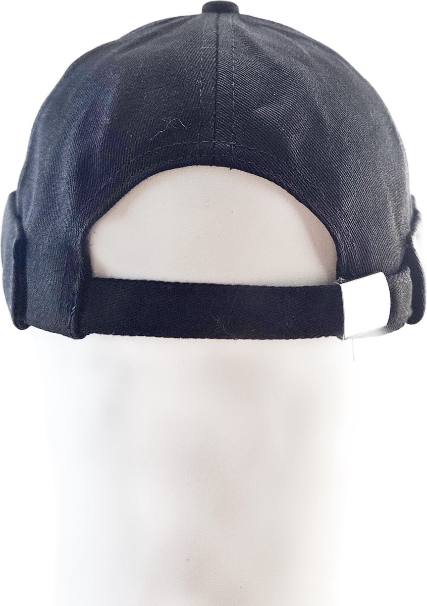 BamBella® Muts Halve pet winter Heren Hip hop zwart wit thug life Outlaw tekst