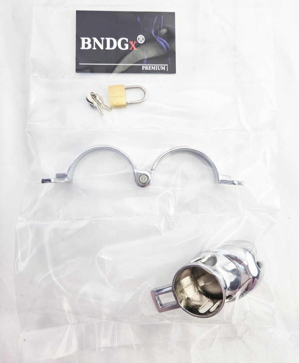 BNDGx® - kuisheidgordel Kuisheidskooi voor mannen -met slot - Penis Kuisheids gordel man penis kooi Strap band bondage