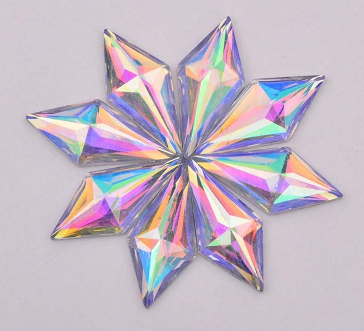 BamBella® mix look kleine stenen - 40 stuks - kleding versieren steentjes DIY hobby knutselen Glitter