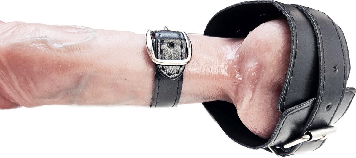 BNDGx® - Penis strap restraint voor mannen -met slot - Penis gordel man penis band bondage
