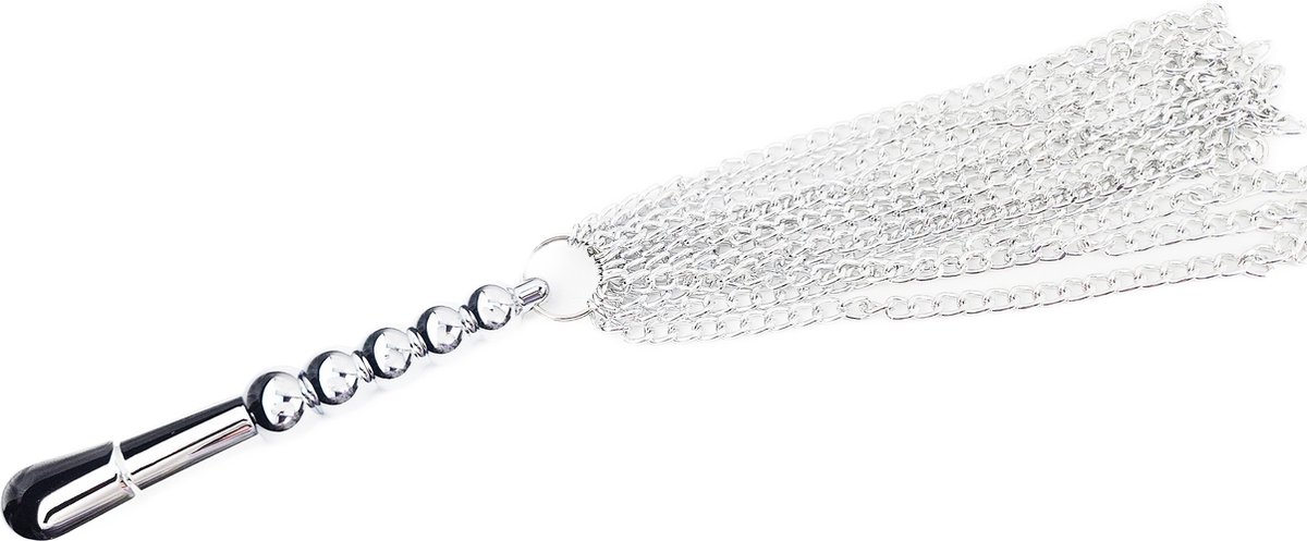 BNDGx® - Metalen Zweep spanking - Extreme BDSM Seks zweep Staal Zilver kleurig SM Fetisch Seks speeltje