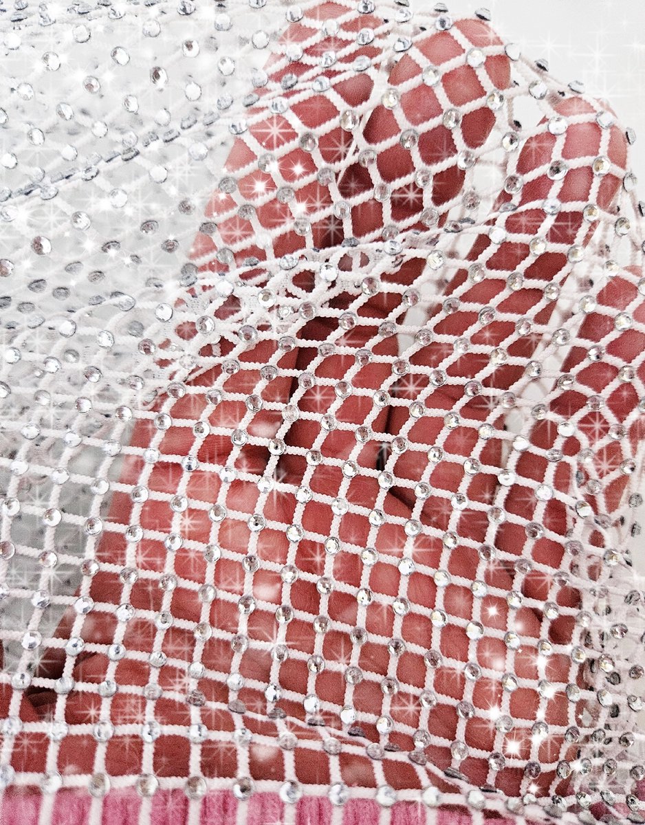 Tulle stof - 50X50 cm hotfix steentjes stretch kant stof gaten - Wit Stenen glitter - tule tutu gaas zacht mesh kant stof decoratie stoffen