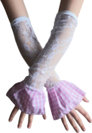 Vingerloze Handschoenen van kant cosplay lolita onesize