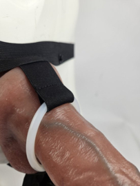 BamBella® - Sexy Lingerie Heren  L - Zwart mannen ondergoed open kruis slip Met Penisring cockring