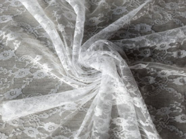 1 meter kant stof wit gaas dunne net stoffen kanten stofje kantstof voor naaien knutselen 3d art decoratie decoratiestof