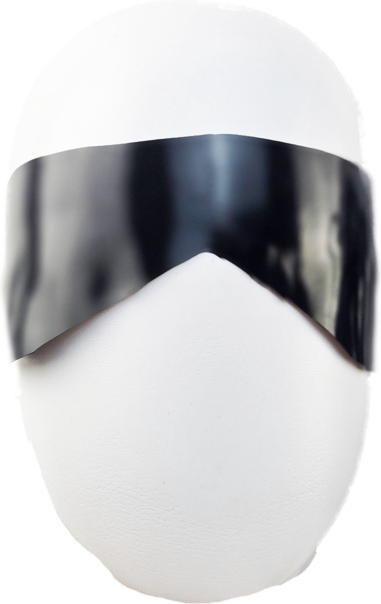 BNDGx® - Oog masker BDSM - Erotiek bondage Blinddoek sex speeltje voor koppels - Zwart - Mix van LATEX en polyester