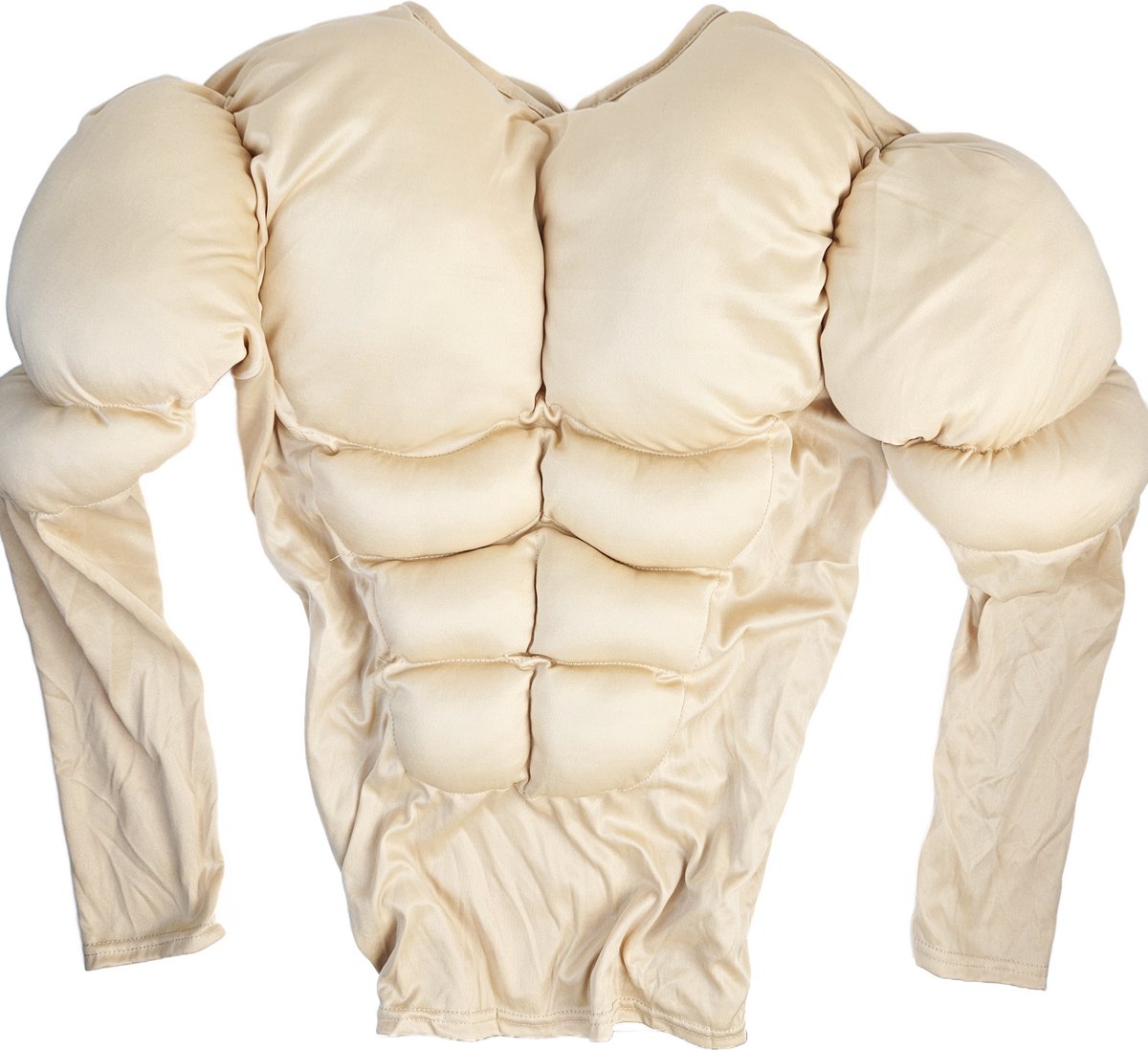 BamBella® -Gespierde man - verkleed kleding carnaval spieren grote brede kerel feest kleding trui kostuum 6pack 6pak